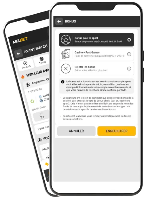 Comment obtenir le bonus à l'inscription Melbet